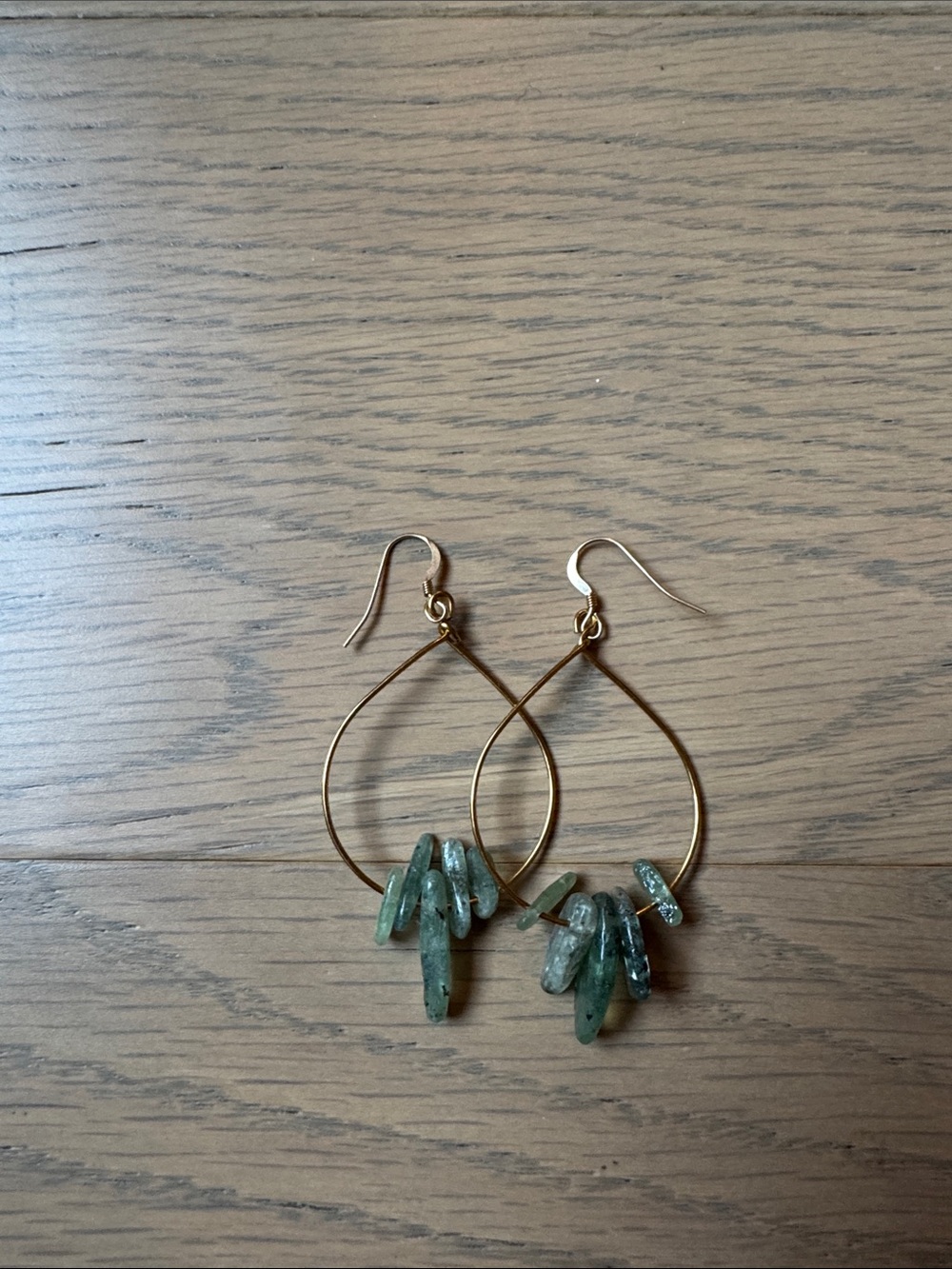 Gold plated earrings